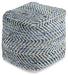 Ashley Express - Chevron Pouf - DecorGalore4U