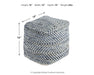 Ashley Express - Chevron Pouf - DecorGalore4U