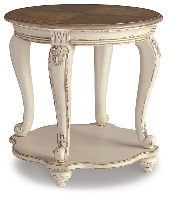 Ashley Express - Realyn Round End Table - DecorGalore4U