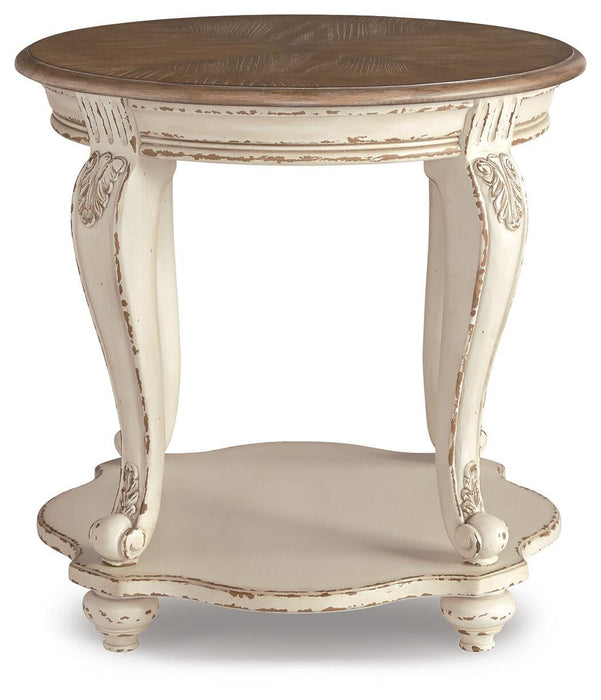 Ashley Express - Realyn Round End Table - DecorGalore4U