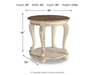 Ashley Express - Realyn Round End Table - DecorGalore4U