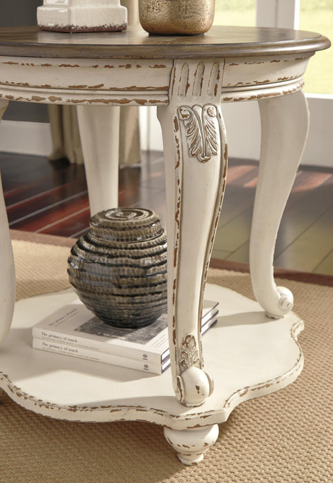 Ashley Express - Realyn Round End Table - DecorGalore4U