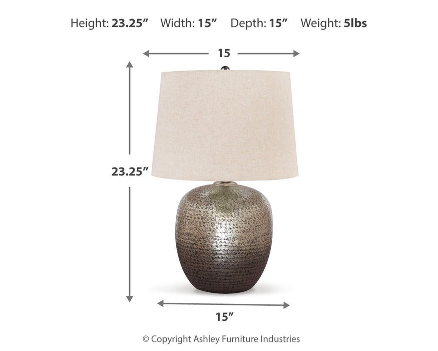 Ashley Express - Magalie Metal Table Lamp (1/CN) - DecorGalore4U