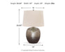 Ashley Express - Magalie Metal Table Lamp (1/CN) - DecorGalore4U