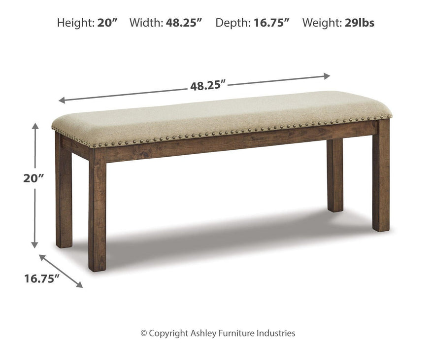 Ashley Express - Moriville Upholstered Bench - DecorGalore4U