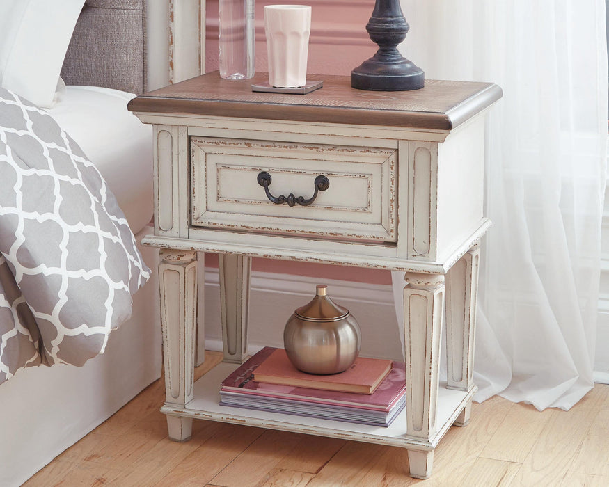 Ashley Express - Realyn One Drawer Night Stand - DecorGalore4U