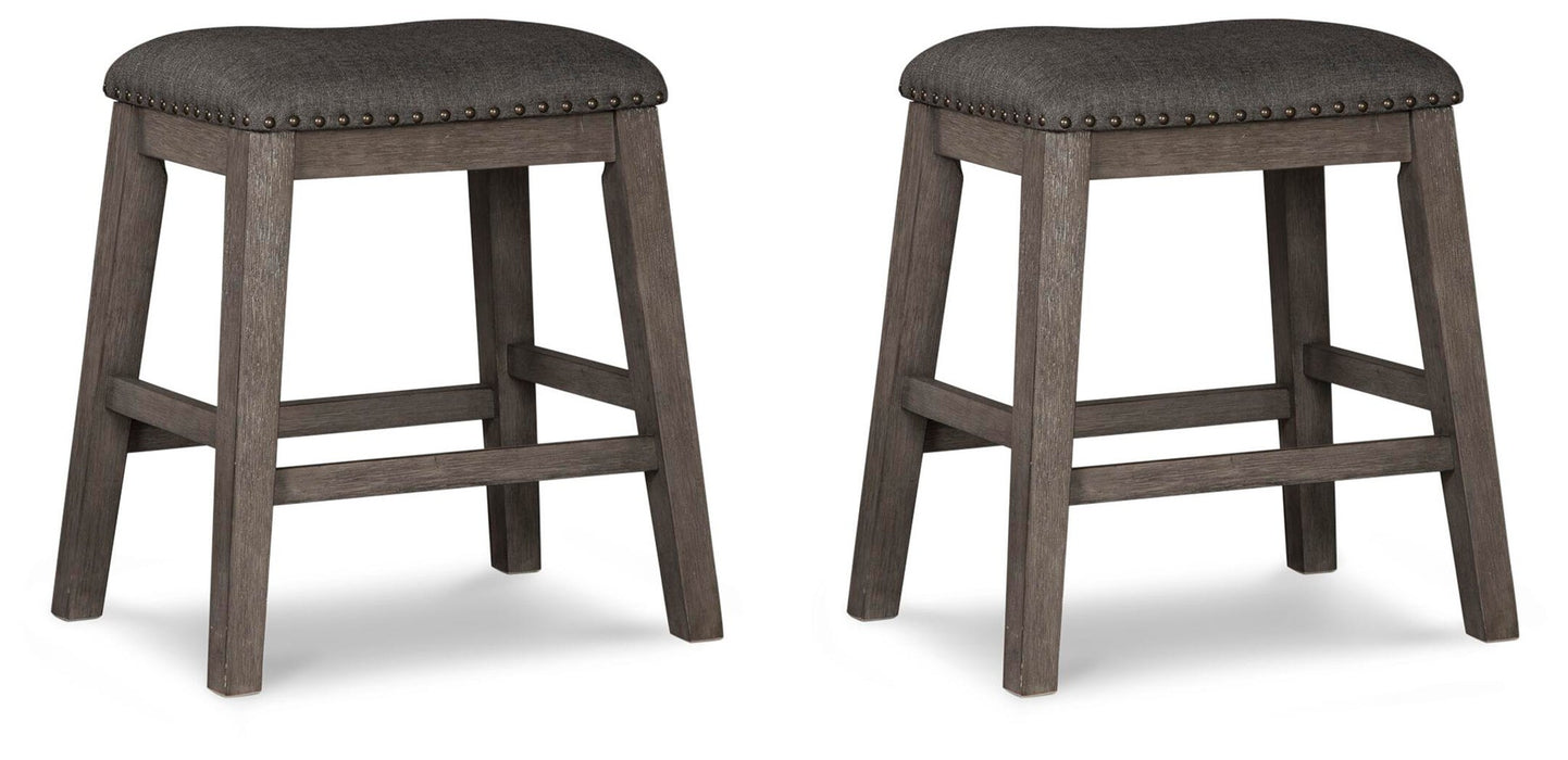 Ashley Express - Caitbrook Upholstered Stool (2/CN) - DecorGalore4U
