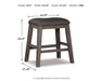 Ashley Express - Caitbrook Upholstered Stool (2/CN) - DecorGalore4U