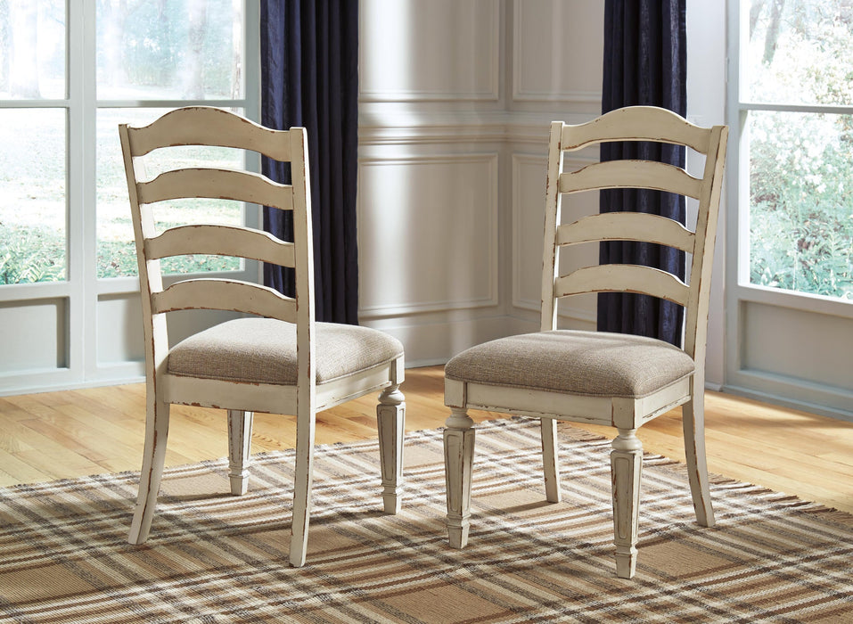 Ashley Express - Realyn Dining UPH Side Chair (2/CN) - DecorGalore4U