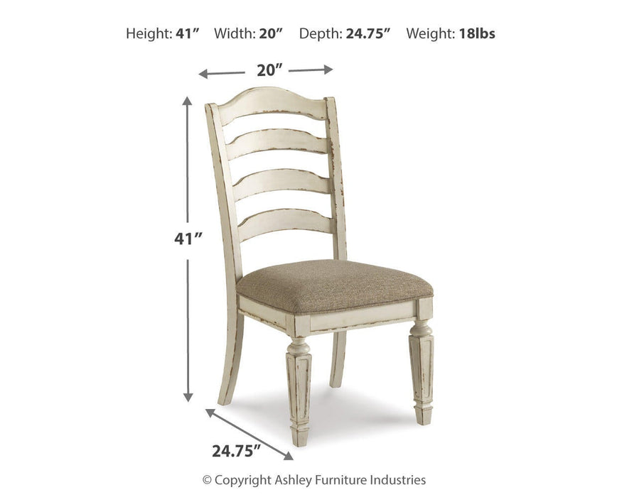 Ashley Express - Realyn Dining UPH Side Chair (2/CN) - DecorGalore4U