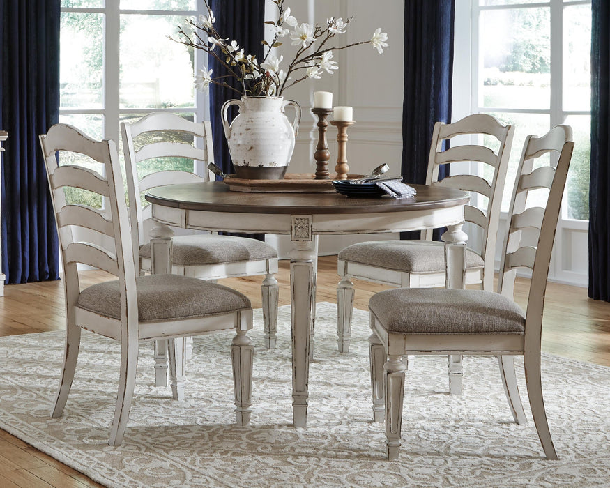 Ashley Express - Realyn Dining UPH Side Chair (2/CN) - DecorGalore4U