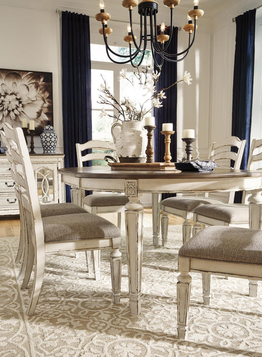 Ashley Express - Realyn Dining UPH Side Chair (2/CN) - DecorGalore4U