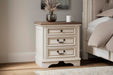 Ashley Express - Realyn Three Drawer Night Stand - DecorGalore4U