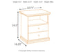 Ashley Express - Maribel One Drawer Night Stand - DecorGalore4U
