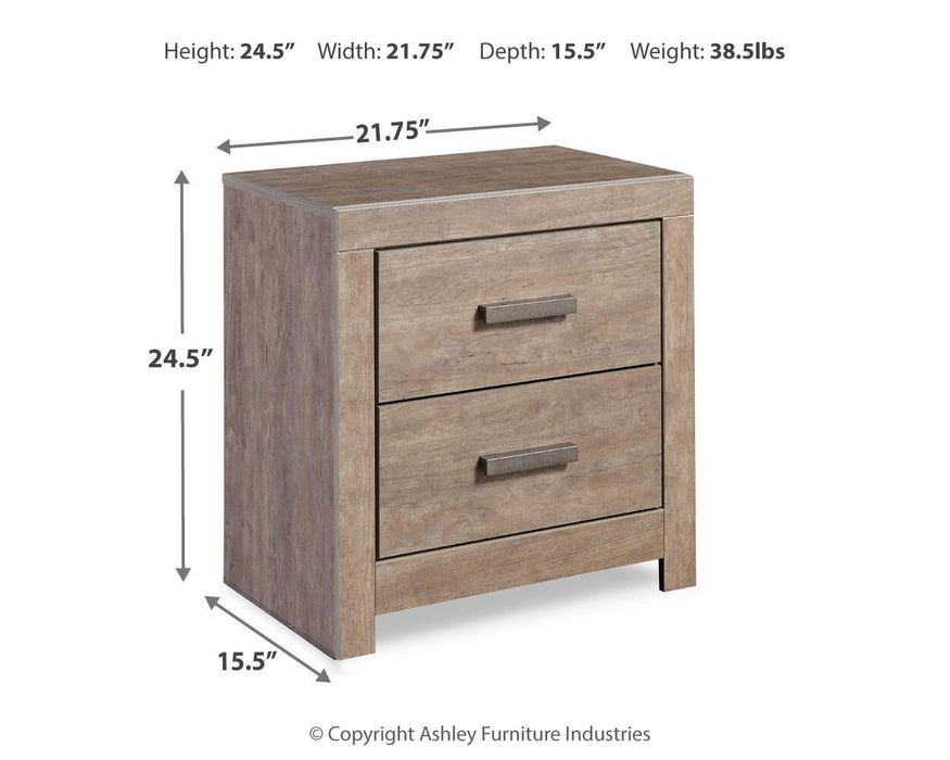 Ashley Express - Culverbach Two Drawer Night Stand - DecorGalore4U