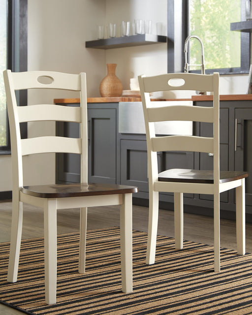 Ashley Express - Woodanville Dining Room Side Chair (2/CN) - DecorGalore4U