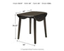 Ashley Express - Hammis Round DRM Drop Leaf Table - DecorGalore4U