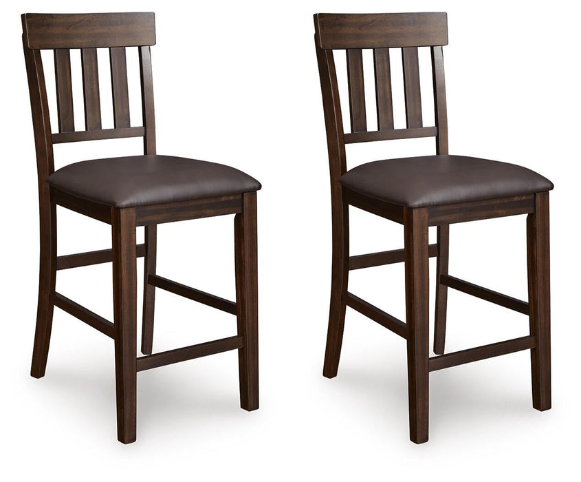Ashley Express - Haddigan Upholstered Barstool (2/CN) - DecorGalore4U