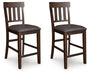 Ashley Express - Haddigan Upholstered Barstool (2/CN) - DecorGalore4U