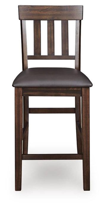 Ashley Express - Haddigan Upholstered Barstool (2/CN) - DecorGalore4U