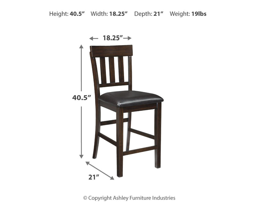 Ashley Express - Haddigan Upholstered Barstool (2/CN) - DecorGalore4U