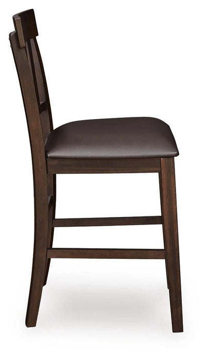 Ashley Express - Haddigan Upholstered Barstool (2/CN) - DecorGalore4U