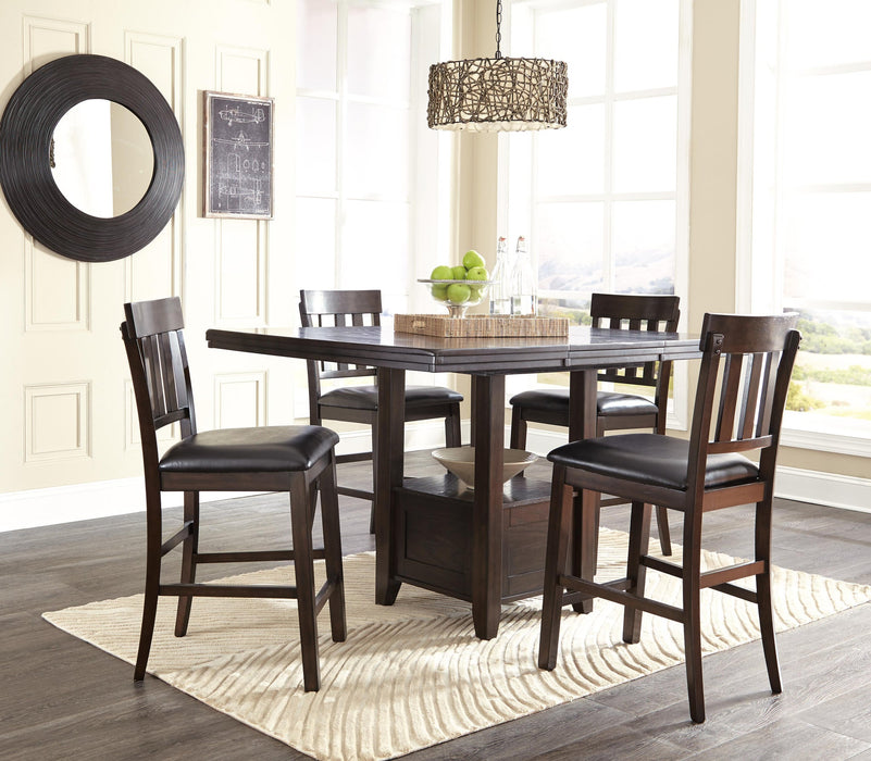 Ashley Express - Haddigan Upholstered Barstool (2/CN) - DecorGalore4U