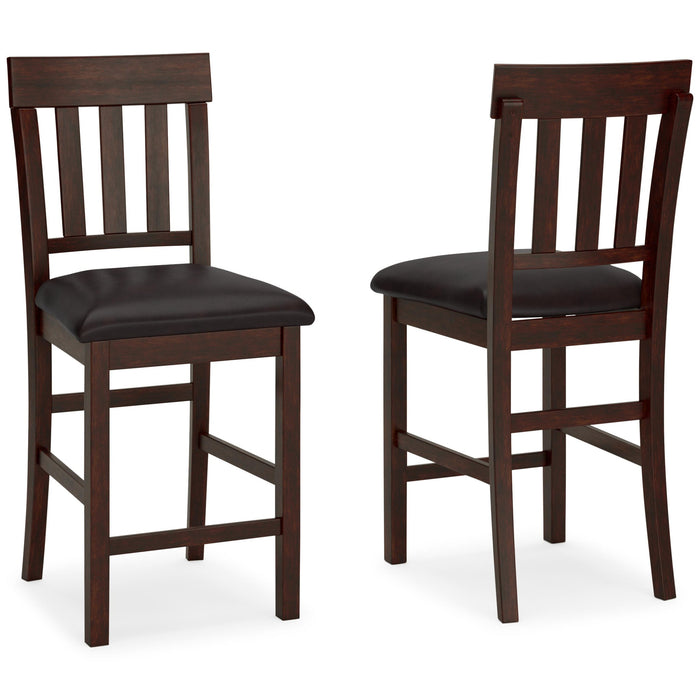 Ashley Express - Haddigan Upholstered Barstool (2/CN) - DecorGalore4U
