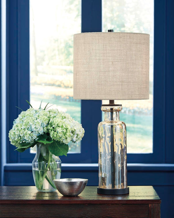 Ashley Express - Laurentia Glass Table Lamp (1/CN) - DecorGalore4U