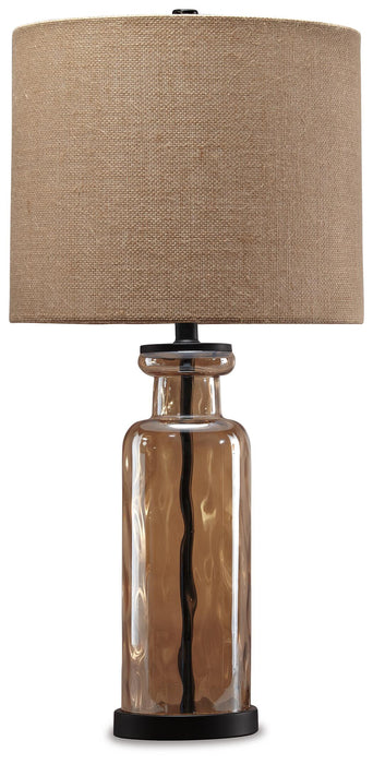 Ashley Express - Laurentia Glass Table Lamp (1/CN) - DecorGalore4U
