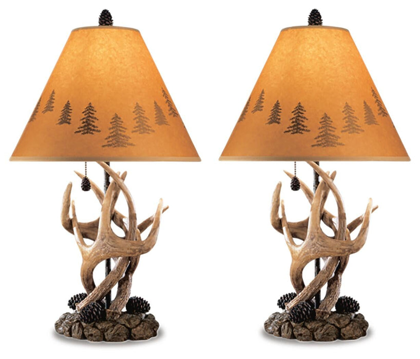 Ashley Express - Derek Poly Table Lamp (2/CN) - DecorGalore4U