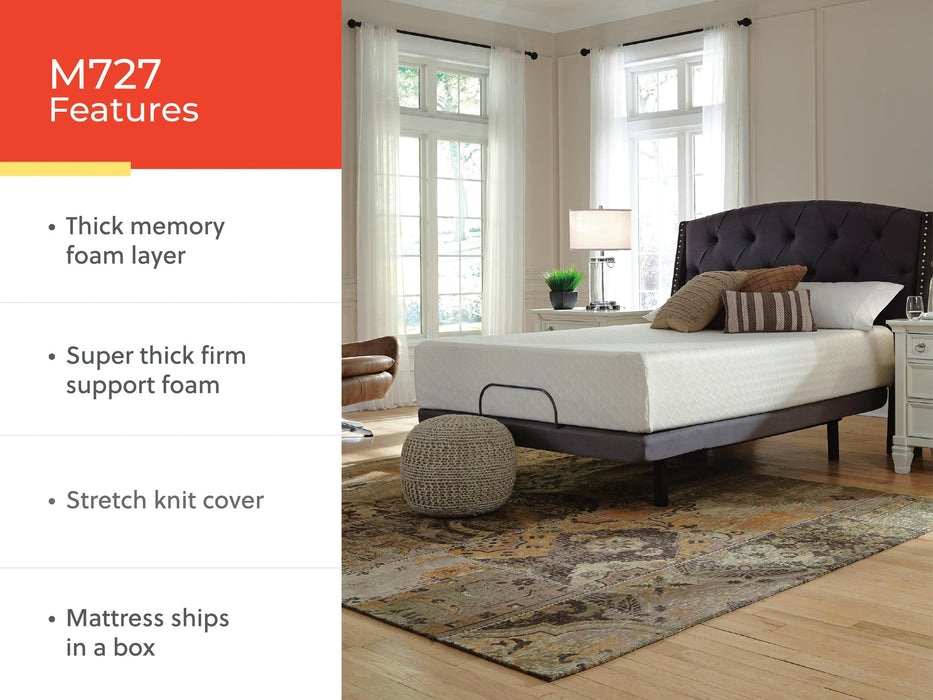 Ashley Express - Chime 12 Inch Memory Foam  Mattress - DecorGalore4U