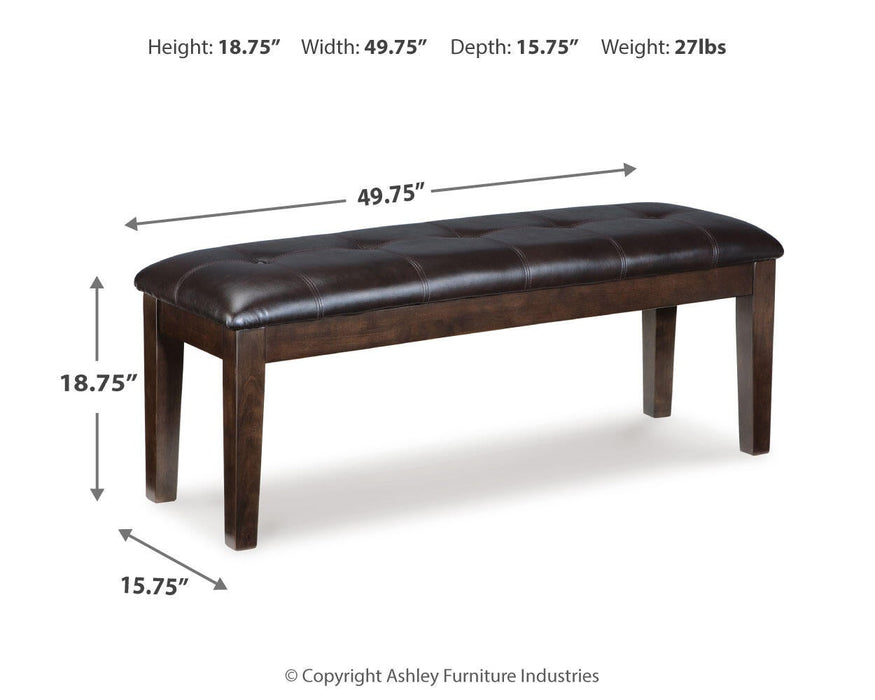 Ashley Express - Haddigan Large UPH Dining Room Bench - DecorGalore4U