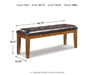 Ashley Express - Ralene Large UPH Dining Room Bench - DecorGalore4U