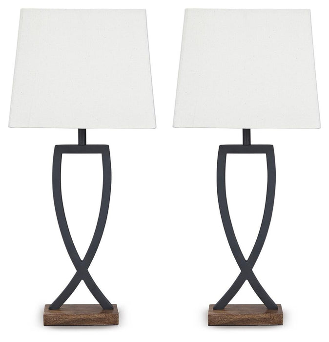 Ashley Express - Makara Metal Table Lamp (2/CN) - DecorGalore4U