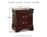 Ashley Express - Alisdair Two Drawer Night Stand - DecorGalore4U
