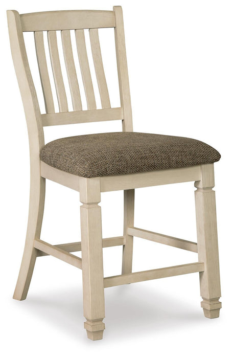 Ashley Express - Bolanburg Upholstered Barstool (2/CN) - DecorGalore4U