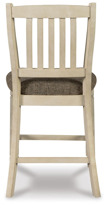 Ashley Express - Bolanburg Upholstered Barstool (2/CN) - DecorGalore4U