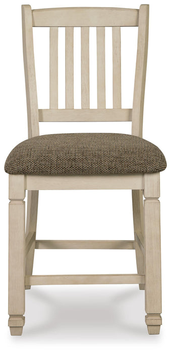 Ashley Express - Bolanburg Upholstered Barstool (2/CN) - DecorGalore4U