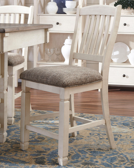 Ashley Express - Bolanburg Upholstered Barstool (2/CN) - DecorGalore4U