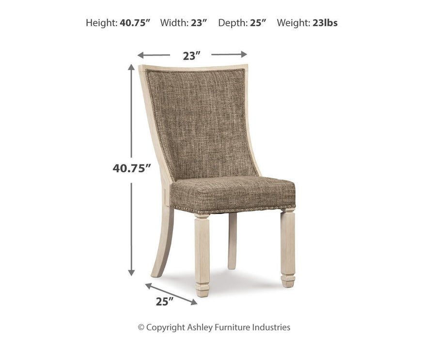 Ashley Express - Bolanburg Dining UPH Side Chair (2/CN) - DecorGalore4U