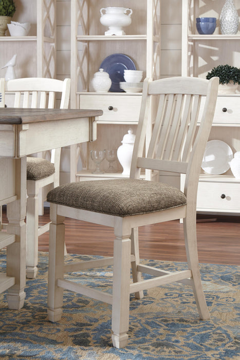Ashley Express - Bolanburg Upholstered Barstool (2/CN) - DecorGalore4U