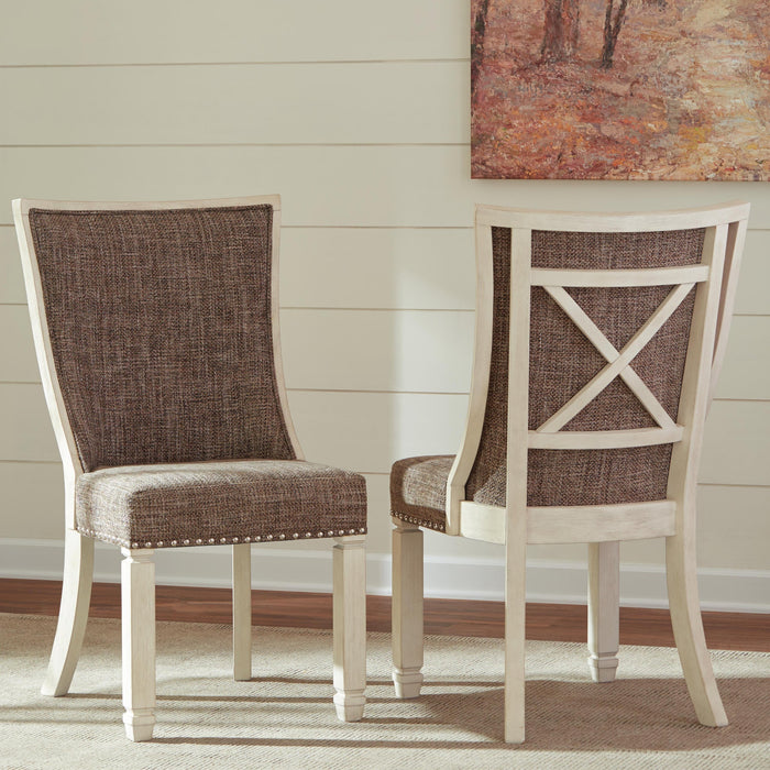 Ashley Express - Bolanburg Dining UPH Side Chair (2/CN) - DecorGalore4U