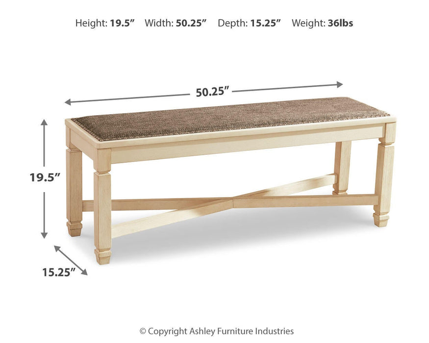 Ashley Express - Bolanburg Large UPH Dining Room Bench - DecorGalore4U