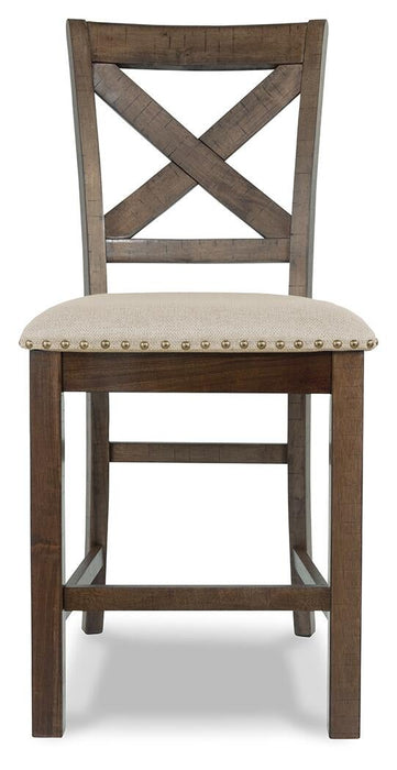 Ashley Express - Moriville Upholstered Barstool (2/CN) - DecorGalore4U
