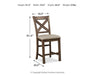 Ashley Express - Moriville Upholstered Barstool (2/CN) - DecorGalore4U