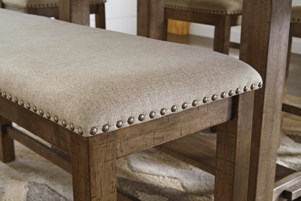 Ashley Express - Moriville Double UPH Bench (1/CN) - DecorGalore4U