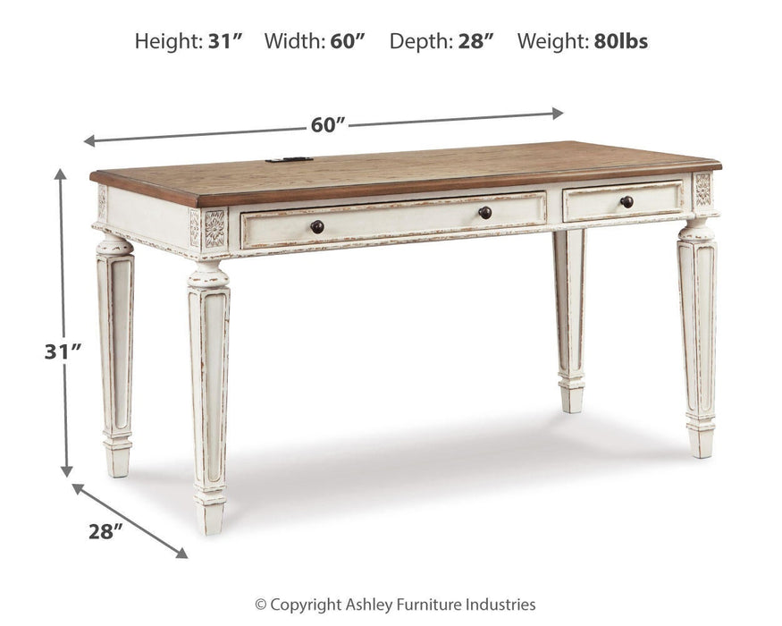 Ashley Express - Realyn Home Office Desk - DecorGalore4U