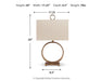 Ashley Express - Mahala Metal Table Lamp (1/CN) - DecorGalore4U