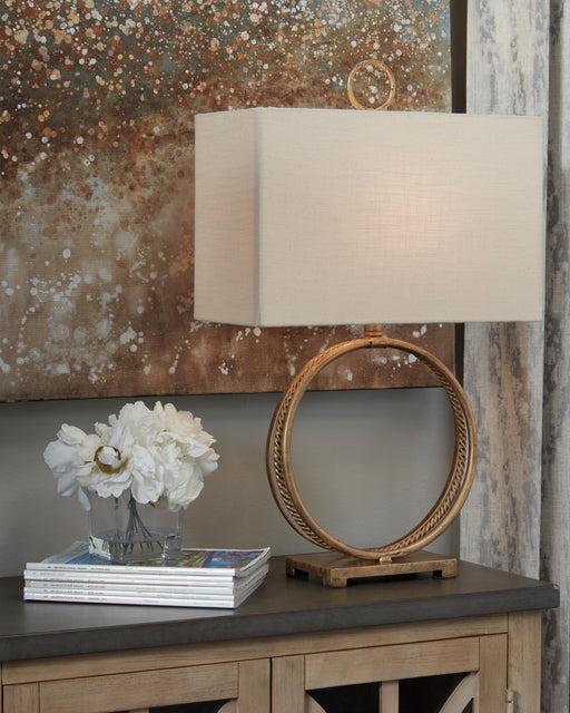 Ashley Express - Mahala Metal Table Lamp (1/CN) - DecorGalore4U